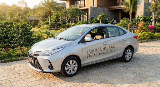 Xe taxi 4 chỗ sedan đời mới của Taxi Krông Păk, Đắk Lắk