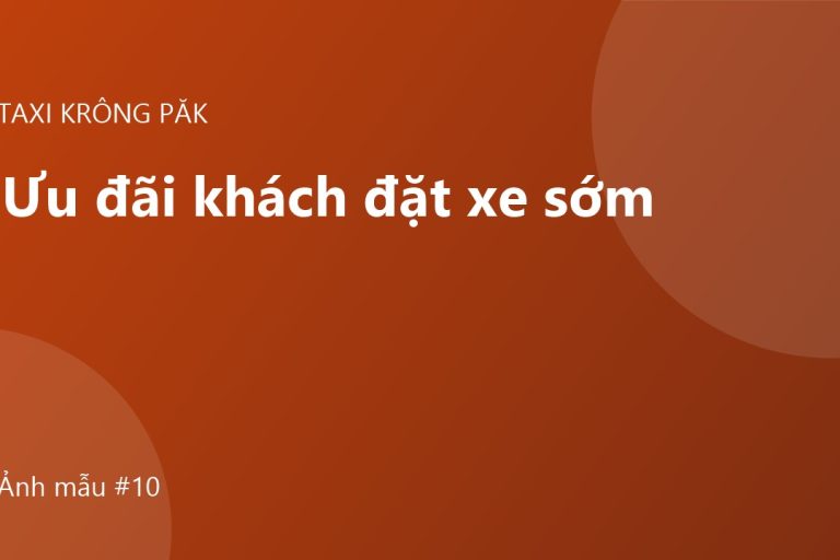 Ưu đãi 10% cho khách đặt xe sân bay trước 24 giờ