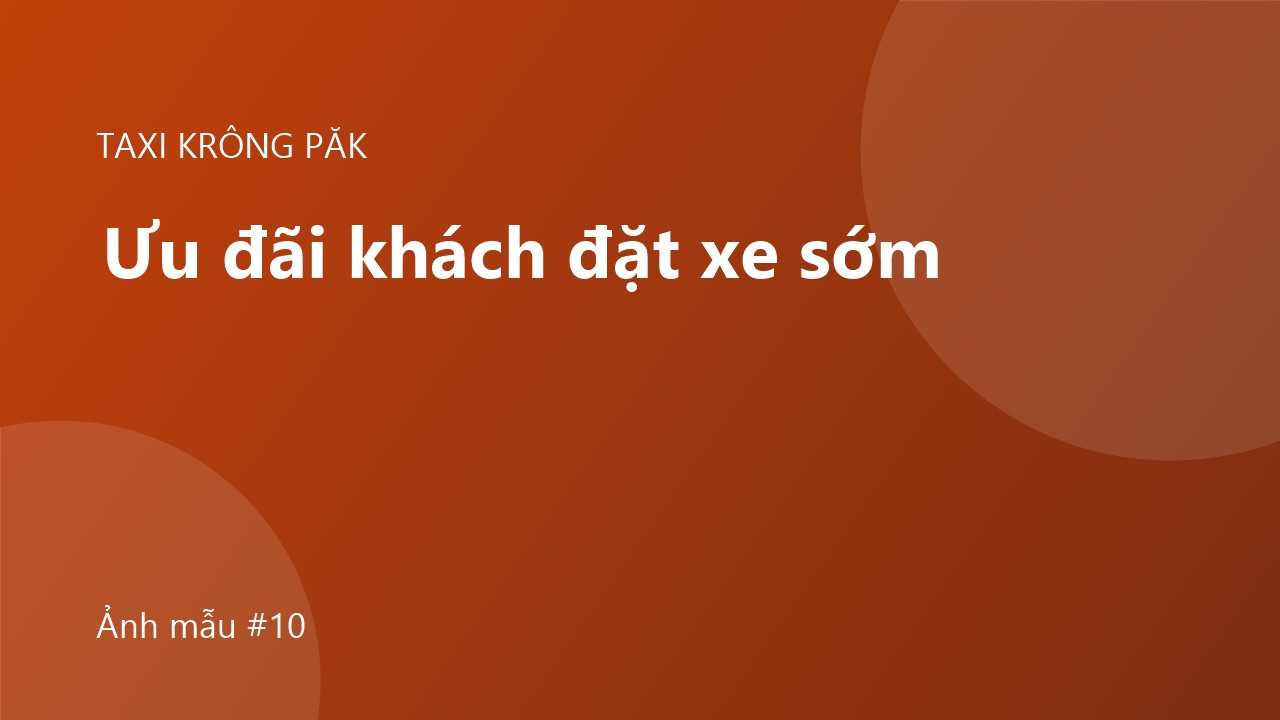 Ưu đãi 10% cho khách đặt xe sân bay trước 24 giờ